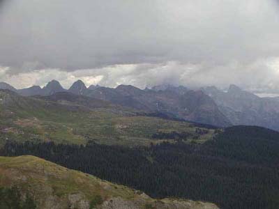 Grenadier Range from Molas Pass